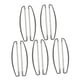 thumbnail image 1 of 10 postes para pancartas manuales, accesorios portátiles versátiles, soporte de bandera de mano gris 24cm, 1 of 9