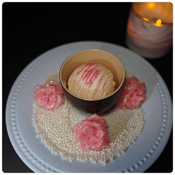 White Chocolate Hot Chocolate Bomb