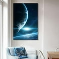 thumbnail image 4 of Idea4wall Modern Canvas Wall Art Earth Painting Canvas Prints for Home Wall Decor, 32"x48", 4 of 5