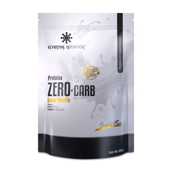Proteína Zero Carbs Essential Nutrition Sabor Vainilla 450 gr