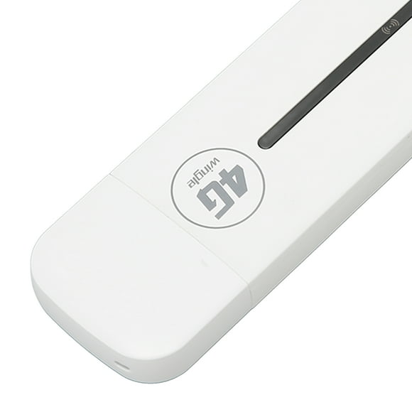 4G USB WiFi Modem Plug and Play High Speed Mini Pocket USB WiFi Router for Car Outdoor Use White