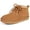 Chestnut, variant on Snow Boots for Women Winter Suede Boots Fur Lined Ankle Boots Warm Lace Up Booties, Chestnut