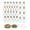 Set three, variant on AOOOWER Decorative Mini Glass Container for Collect Wishing and Adorning Interior Glass Bottles Jars with Cork Stoppers Set