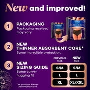 (4 pack) Always Discreet Boutique, Reimagined Adult Diapers for Women Size S/M, 20 Count