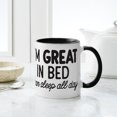 thumbnail image 4 of CafePress - Great In Bed - 11 oz Ceramic Mug - Novelty Coffee Tea Cup, 4 of 4