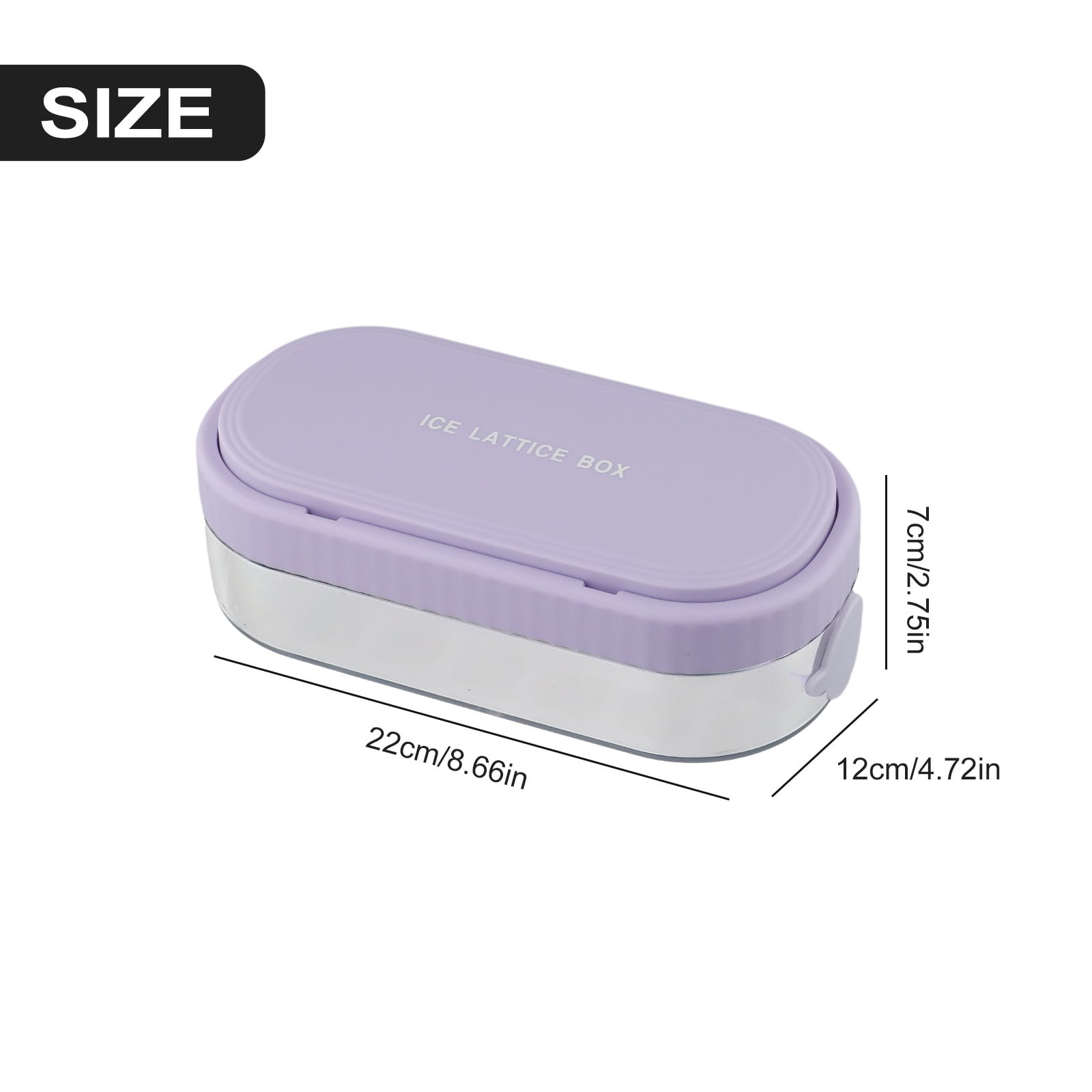 AFQH 8Grid Portable Ice Tray Silicone Press Type Ice for Cube Tray DIY Ice Maker
