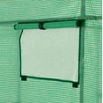 thumbnail image 4 of Machrus Ogrow Premium PE Greenhouse Replacement Cover for Your Outdoor Walk in Greenhouse - Green - Fits Frame 98"L x 49"W x 75"H, 4 of 5