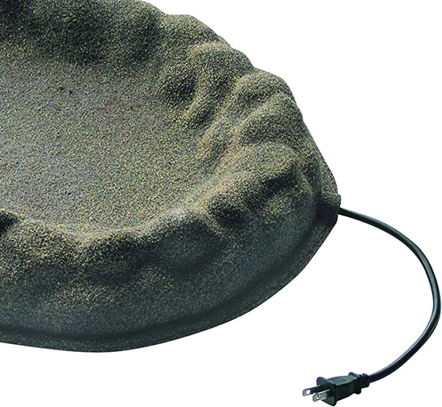 Farm Innovators Four Seasons Heated Bird Bath - Sand-Coated Stone, 70W, Gray — Residential Use, Standard Application
