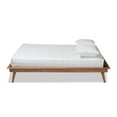 thumbnail image 3 of Baxton Studio Karine Mid-Century Modern Walnut Brown Finished Wood Full Size Platform Bed Frame, 3 of 9