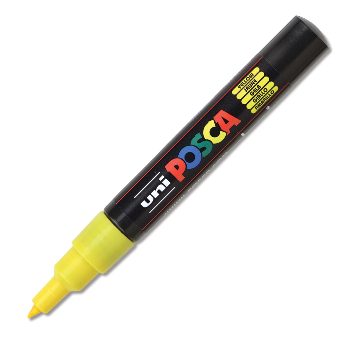 UniPosca Paint Marker Yellow, XFine, Bullet Tip, 0.7 mm Walmart