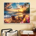 thumbnail image 4 of JYLMOOD Paint by Numbers for Adults Kits, DIY Easy Painting by Numbers for Gift Home Wall Decoration 20x16in without Frame-Seaside, 4 of 5