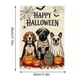 thumbnail image 3 of FEOLGEHLY Halloween Decorations Outdoor Indoor, Halloween Garden Flag Pumpkin Witch Spooky Yard Flag Fall Outdoor Decor For Porch Patio Garden Halloween Decorations Clearance (D), 3 of 7