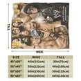 thumbnail image 2 of W-W-E Blanket, Super Soft Throw Blanket For Wrestling Fans, Cozy Flannel Blankets, Warm Blankets For Couch Sofa Bed, 60"X50", 2 of 8