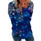 thumbnail image 1 of Camisas Navideñas Para Mujer Tops de Manga Larga Moda Con Cuello en V Blusa Suelta Con Estampado de Otoño Odeerbi ODB198427, 1 of 5