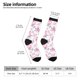 thumbnail image 2 of Fotbe Rose Flowers Calcetas Largas con Estampado para Hombre y Mujer – Calcetas de Compresión Transpirables y Elásticas, Viajar y Uso Diario Talla 5-11, 2 of 6
