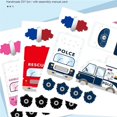 thumbnail image 3 of Wosthever Caja de cartón portátil con forma de coche, Kit de bricolaje para el hogar, jardín de infantes, juguete de ensamblaje de cartón Kits de decoración para fiestas Tipo 1, 3 of 6
