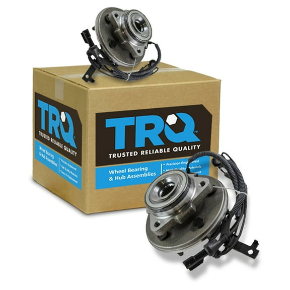 TRQ Wheel Hub & Bearing Assembly Front Pair Set for 06-10 Mountaineer Explorer BHA53481 Fits select: 2006-2010 FORD EXPLORER, 2007-2010 FORD EXPLORER SPORT TRAC