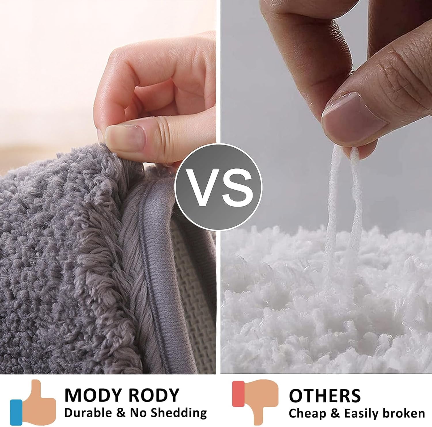 16×24 Inch Absorbent Non-Slip Bath Mat - Quick Dry Shower Rug