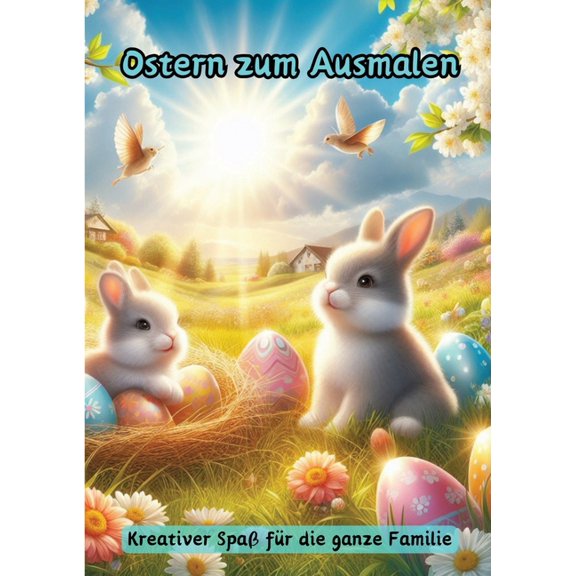 Ostern zum Ausmalen: Kreativer SpaÃ fÃ¼r die ganze Familie, (Paperback)