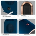 thumbnail image 1 of Calentadores de ventilador eléctrico de 1200 W soplador de aire caliente de escritorio electrodomésticos (azul UE) JShteea Libre de BPA, 1 of 9