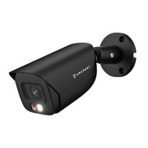 Amcrest AI Bullet IP PoE Camera w/ 49ft Color Night Vision, Security IP Camera Outdoor, Built-in Microphone, Human & Vehicle Detection, 129° FOV, 5MP@20fps IP5M-B1276EB-AI (Black)