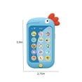 thumbnail image 3 of Talking Parrot Phone Toy Touch Screen Sound Lights Early Education Learning Device, 3 of 7