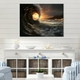 thumbnail image 2 of Designart "Beach Photo Oceanic flow IX" Nautical & Beach Metal Art Print, 2 of 5