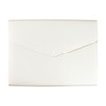 thumbnail image 3 of Kezqiaxn Plastic File Folders Envelope Expanding File Storage Organizer Documents Folder with Snap Closure Pocket, A4 Size 5 Folder Waterproofs Color File Pouch for School Office Archives Room White, 3 of 3