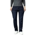 thumbnail image 2 of Lined Jeans for Men 2025 Winter Warm Straight Leg Slim Fit Stretchy Casual Long Denim Pants with Pockets Trousers, 2 of 5