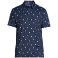 thumbnail image 5 of Birdie Bound Men's and Big Men's Speckle and Mini Print Golf Polo Shirt, Sizes S-3XL, 5 of 5