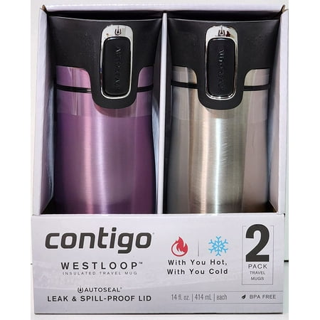 

Contigo West Loop 14 Oz. Travel Mug 2 pk. Vervain and Stainless Steel