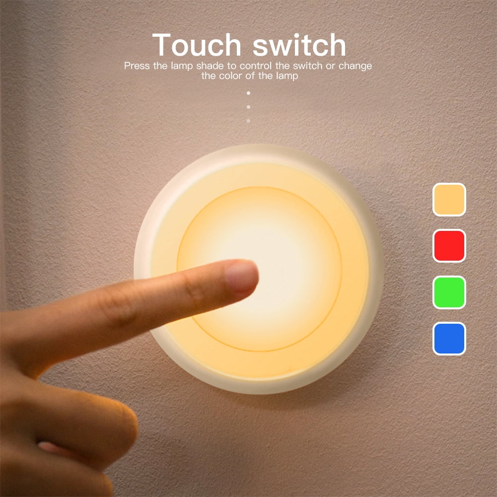 Lowestbest 6Pcs LED Color Changing Puck Lightings, Battery Powered Dimmable Night Light with Wireless Remote Controls for Cabinet & Counter Lowestbest 6Pcs LED Color Changing Puck Lightings, Battery Powered Dimmable Night Light with Wireless Remote Controls for Cabinet & Counter