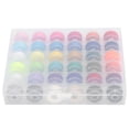 thumbnail image 1 of Bobbines de Couleur, 36pcs Bobines Ensemble avec des Bobines Ensemble Bobbinwith Fil à Coudre Conception Conviviale, 1 of 14