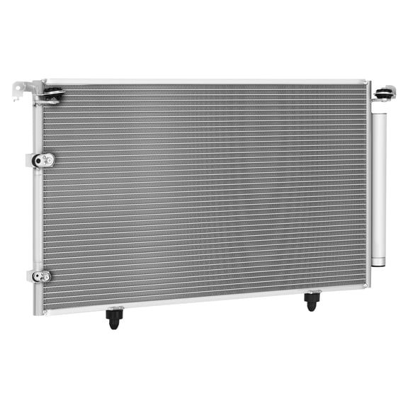 AC Condenser Replacement for Toyota Camry 2002-2006 Solara 2004-2008 ES300 02-03 ES330 2004-2006 2.4L 3.0L 3.3L L4 V6 High-Density Aluminum Alloy, 2.94MPa Leak-Tested