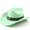 Green, variant on Western Style Suede Cowboy Hat, Wide Brim Adjustable Fedora, Retro Belted Hat for Men & Women, 13 Colors, One Size