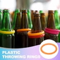 thumbnail image 6 of Uxcell Plastic Ring-Toss Rings for Bottles Carnival Rings Plastic Hoops for Speed and Agility Practice Outdoor Party Favor 2.8 Inch Orange, 6 of 6