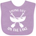 thumbnail image 3 of Inktastic Living Life on the Lake Boys or Girls Baby Bib, 3 of 4