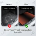 thumbnail image 2 of Universal Car Trunk Mat 29"x39", Red Black Ombre Waterproof Cargo Liner, Non-Slip Durability Cargo Mat, Modern Gradient Abstract Art All Weather Rear Trunk Protector for Car SUV, 2 of 9