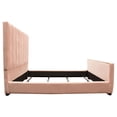 thumbnail image 7 of Diamond Sofa  Venus Vertical Channel Tufted Queen Bed in Blush Pink Velvet, 7 of 7