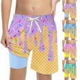 thumbnail image 2 of LRen Boys Swimming Trunks Size 7,Boys Swim Trunks with Compression Liner Kids Summer Quick Dry Bathing Suit Beach Shorts, 2 of 4