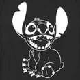 thumbnail image 2 of Women's Lilo & Stitch Negative Black and White Graphic Tee Black 2X Large, 2 of 4