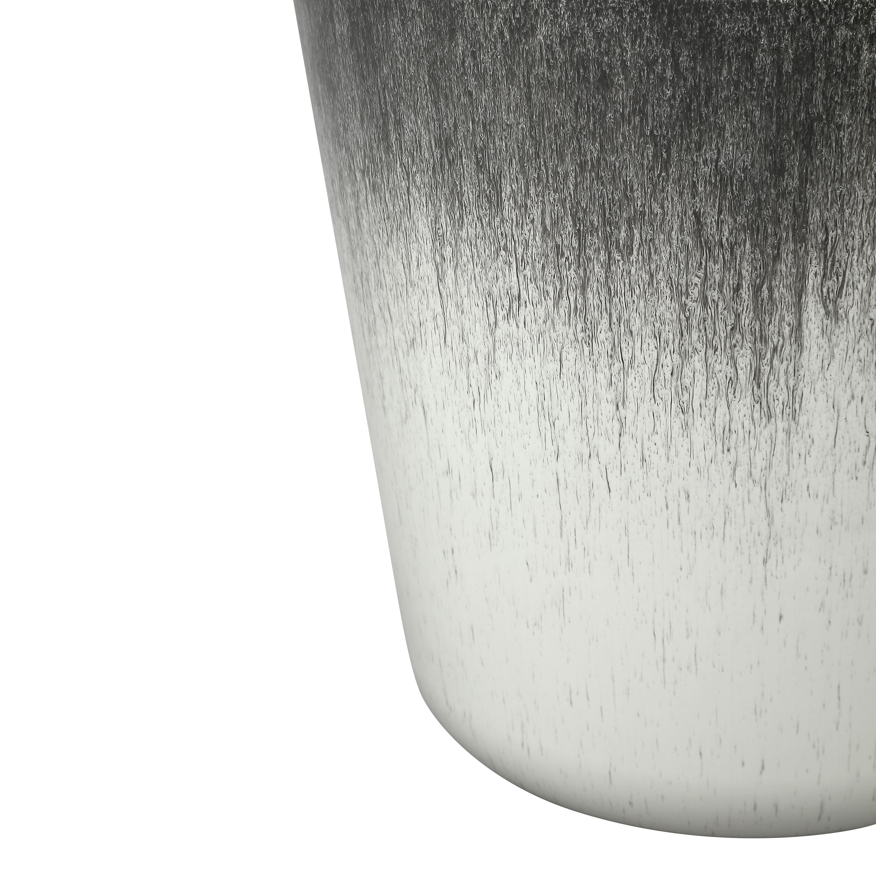 Better Homes and Gardens 14.5 Inch Round Taupe Dripping Plastic Planter