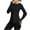 Black, variant on BLVB Women Upf 50+ UV Shirts Long Sleeve with Thumb Holes Workout Sun Shirt Quick Dry Outdoor Athletic Hiking Running Tops