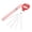 Red, variant on Green 32 Hole Foam Wand Smiling Face Five Claw Bubble Stick For Party Favors Birthday School Events