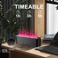 thumbnail image 3 of Colorful Flame Fire Diffuser Humidifier, 7 Colors Changing Oil Diffuser, Ultra-Quiet Aroma Essential Oils Aromatherapy Diffusers for Large Room, Bedroom, Office(Timeable, Waterless Auto off-150ml), 3 of 7