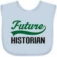 thumbnail image 3 of Inktastic Future Historian Boys or Girls Baby Bib, 3 of 4