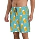 thumbnail image 2 of Fotbe Beer Trajes de Baño Estampados para Hombre, Shorts de Verano de Secado Rápido, Ropa de Playa, Bañadores-Large, 2 of 6