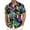 7-Multicolour, variant on ChaoLingNeng Mardi Gras Shirts for Men,Men's Fashion 3D Carnival Printed Shirt Short Sleeve Loose Collar Vacation Clothing,Carnival Fashion Lightweight Casual Tops