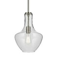 thumbnail image 4 of 42141NI Kichler Lighting Everly - 1-Light Medium Pendant with Transitional Style 15.25 Inches Tall by 10.5 Inches Wide-Brushed Nickel Finish-Clear, 4 of 4