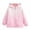 Pink, variant on Big Girls Double-Sided Fleece Lined Windbreaker Coat, Thick Warm Outerwear for Fall Winter Medium Kids Loose Fashion Long Hoodless Jacket Pink 9-10 Years